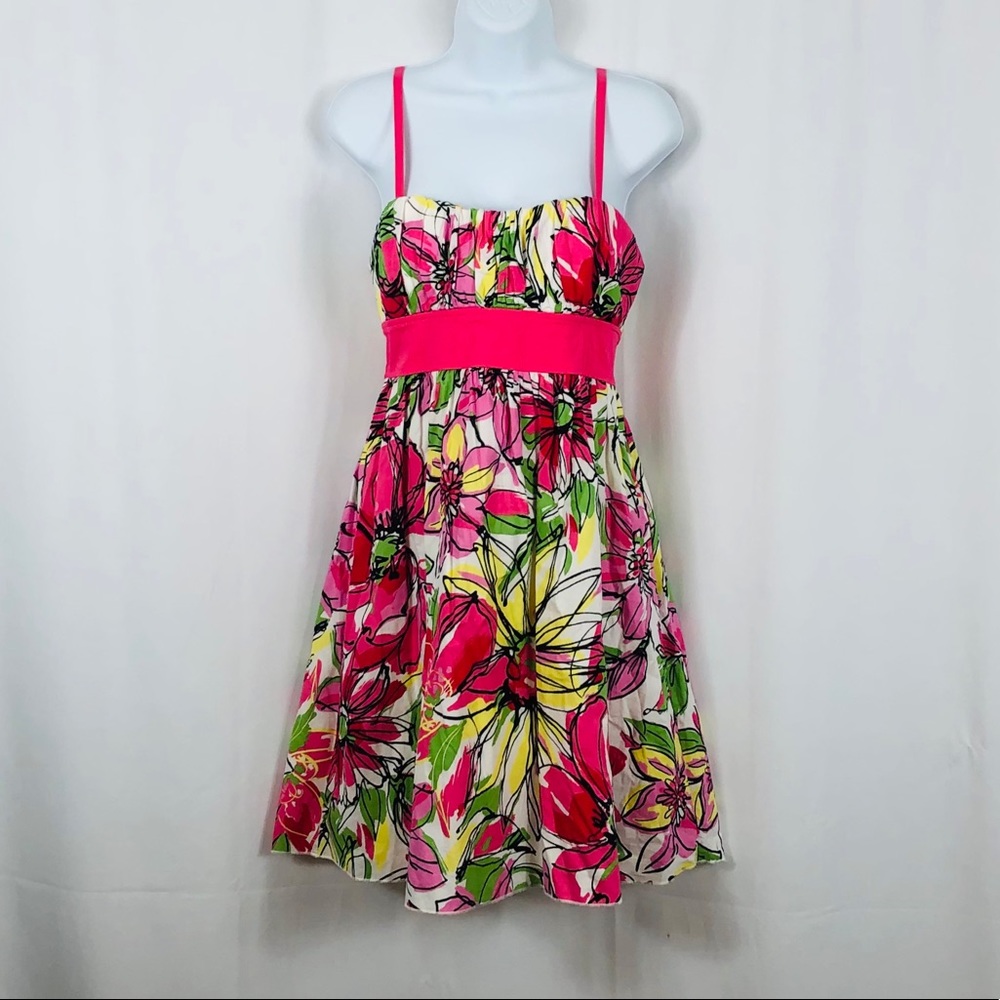 My Michelle Cotton floral spaghetti strap mini dress 11